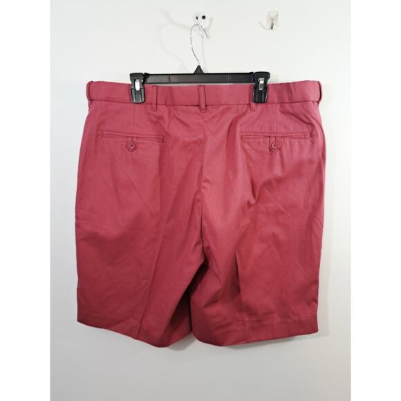 Peter Christian Shorts Men's Pink 42 Pleated New!! 9" Inseam - Picture 2 of 5